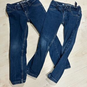 Cat & Jack Women's Dark Blue Skinny Jeans for twins